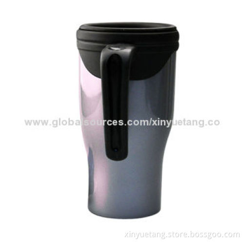 Colored Drinking Clear Double Wall Promotion Coffee Tea Tumbler, 450mL VolumeNew